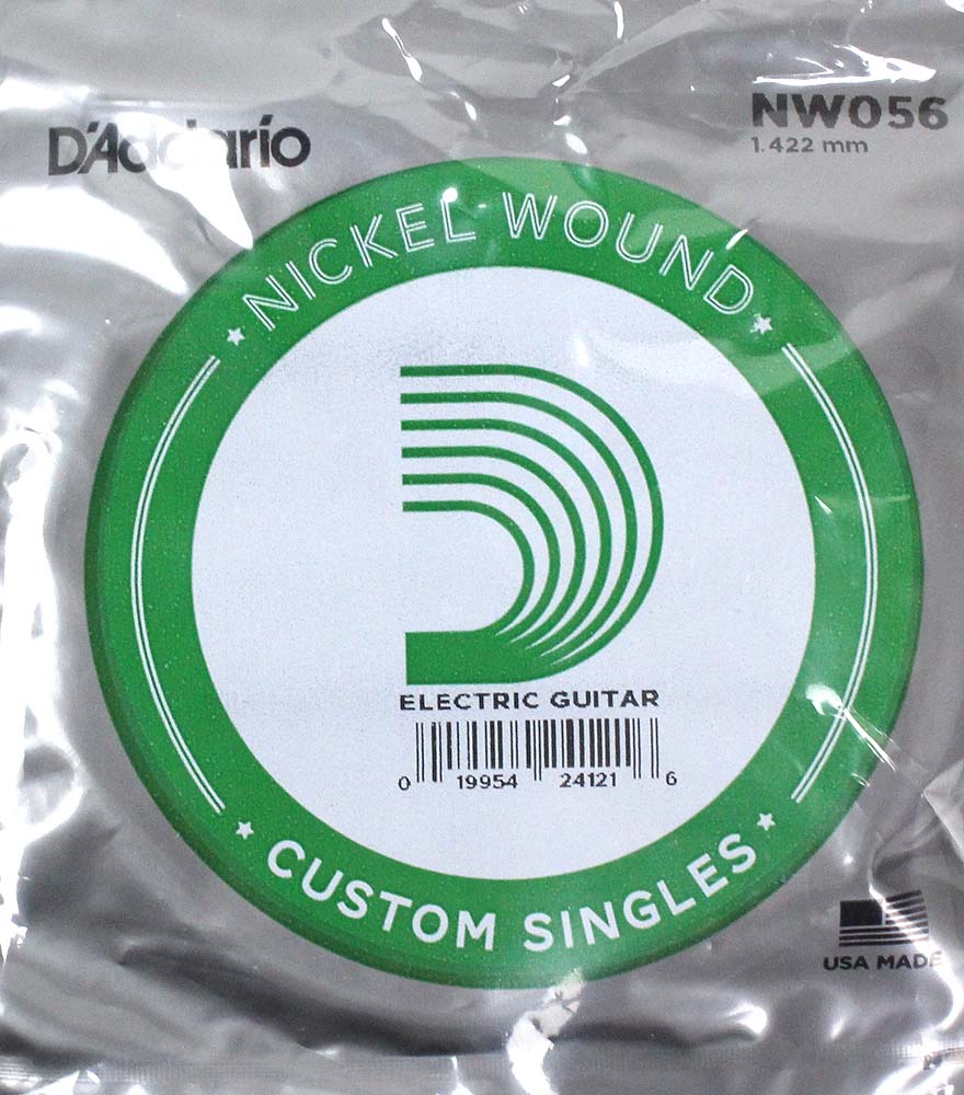 D'Addario NW056 バラ弦×5本ダダリオのバラ弦「NW056」の5本セットです。ゲージ：0.56　