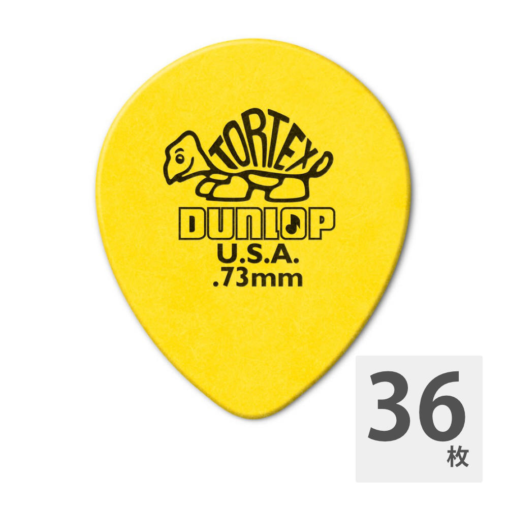 JIM DUNLOP 413R TORTEX TEAR DROP 0.73 ԥå36