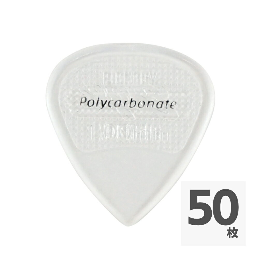 Tear Drop - PICKBOY GP-200C/100 Edge Skelton 1.00mm ギターピック×50枚
