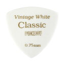 PICKBOY GP-04W/075 Vintage Classic White 0.75mm ギターピック×10枚