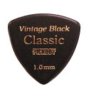 PICKBOY GP-04BL/100 Vintage Classic Black 1.00mm ギターピック×10枚