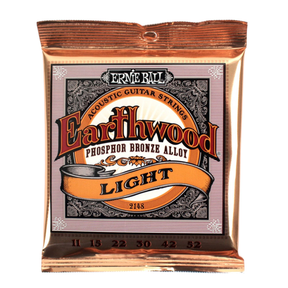 アーニーボール ERNIE BALL 2148 EARTHWOOD LIGHT PHOSPHOR BRONZE アコースティックギター弦×3SET