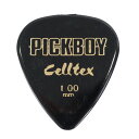 PICKBOY GP-94BL/100 Celltex 1.00mm ギターピック×10枚PICK BOY/ピックボーイのセルテックス素材のピックです。厚さ:1.00mmカラー：ブラックティアドロップ10枚での販売です。