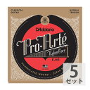 D'Addario EJ45 Normal クラシックギター弦×5セットPro-Arte Nylon Coreプロ・アルテの高音弦は、PC制御レーザーシステムによって、200箇所に及ぶ測定を行っています。これにより弦の品質が保たれ、また演奏中のテンションが均一になるよう、設計されています。EJ45Silver/Clear/Normal1st：.02802nd：.03223rd：.04034th：.0295th：.035 6th：.043※5セットでの販売です。