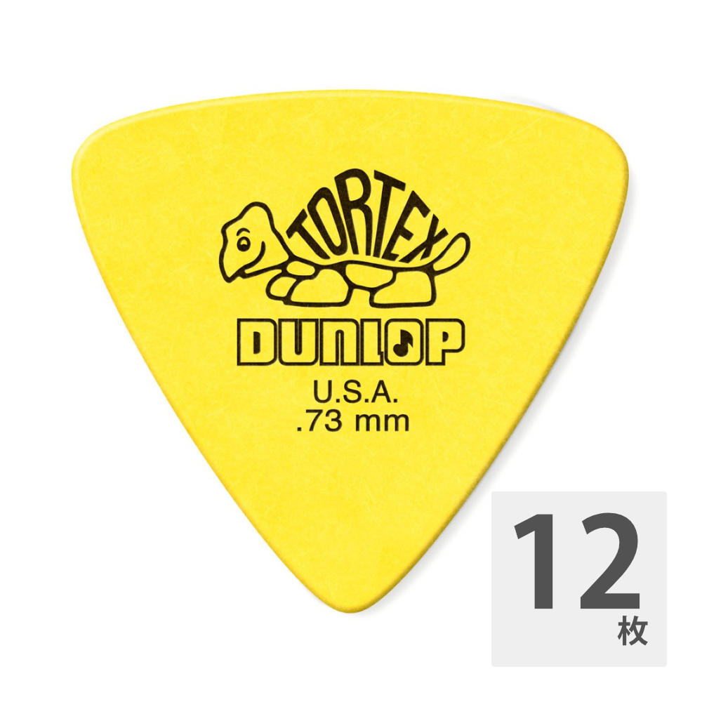 JIM DUNLOP TORTEX TRI YE×12枚 ピック