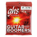 GHS Boomers GBM 11-50 エレキギター弦※製造時期によってパッケージデザインが掲載画像と異なる場合がございます。あらかじめご了承ください。1964年に発売されてからいまやBoomersはGHSのフラグシップとなりました。「パワーストリング」と呼ばれ、その力強いサウンドはあらゆるジャンルのプレーヤーに愛用されています。丸いコアにタイトに巻きつけたニッケルメッキ・スチールのラウンドワウンド弦です。独自開発のDynamiteAlloy（ダイナマイトアロイ）合金製で、明るい音色とロングサスティーンが特徴です。Roundwound Nickel-Plated Steelゲージ：.011 .015 .018 DY26 DY36 DY50DY=Dynamite Alloy12セットでの販売です。　