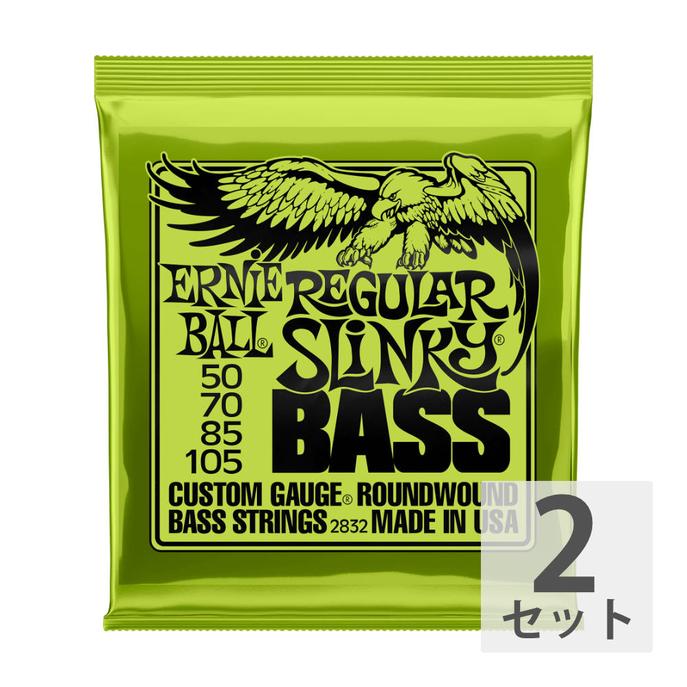 アーニーボール ERNIE BALL 2832/REGULAR SLINKY BASS 2SET ベース弦