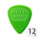 ジムダンロップ ピック×12枚 J443R NYLON MIDI STD 0.94 ピック×12枚 JIM DUNLOP ジムダンナイロン素材を使用したスタンダードピック。カラー：グリーン厚さ：0.94mm12枚での販売です。