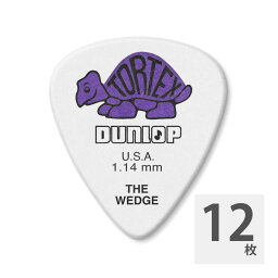 JIM DUNLOP TORTEX WEDGE 424R 1.14×12枚 ピック