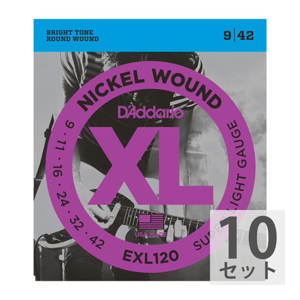 ꥪ 10åȡ D'Addario 09-42 EXL120 Super Light 쥭