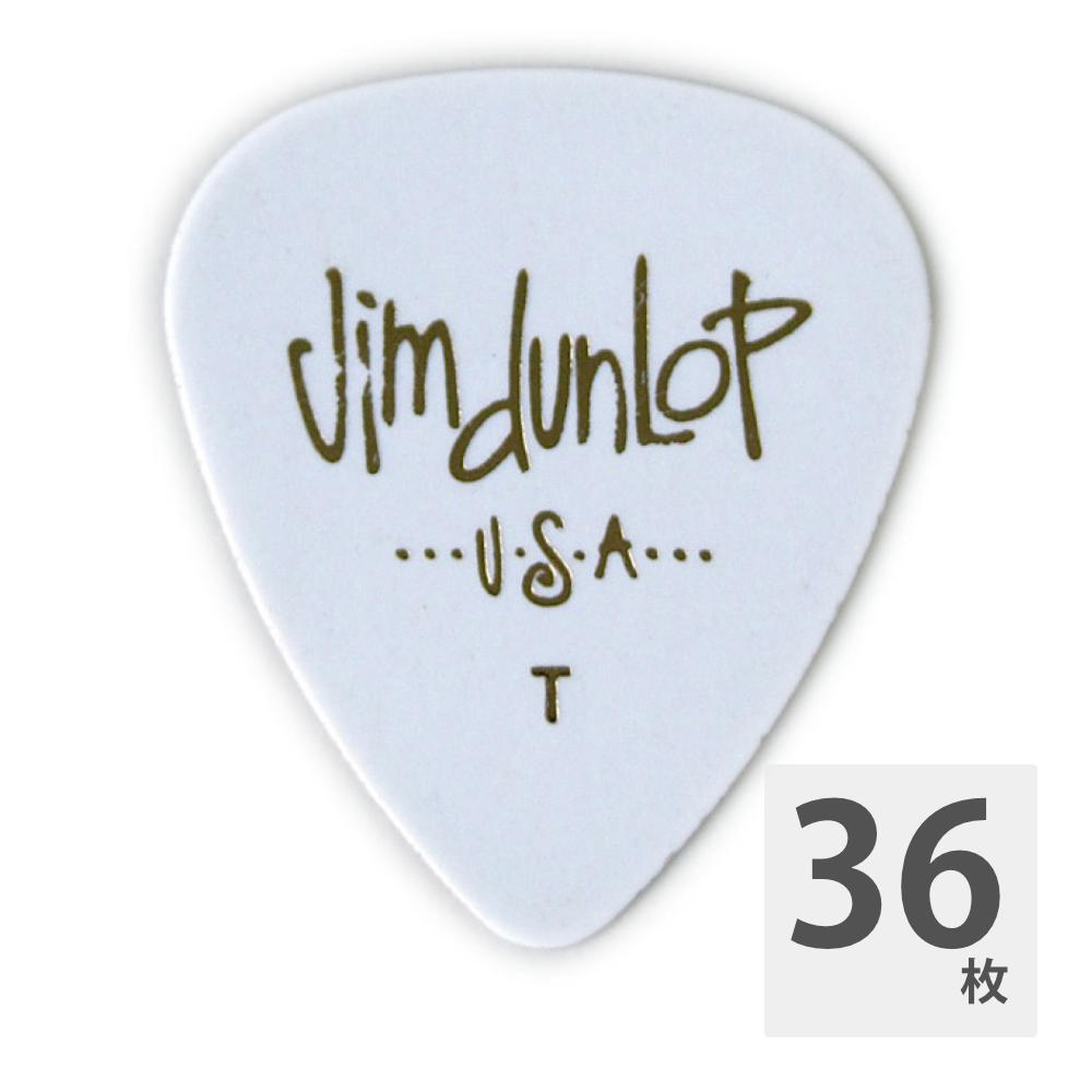 JIM DUNLOP GENUINE CELLULOID CLASSICS 483/01 Thin �������ԥå���36��