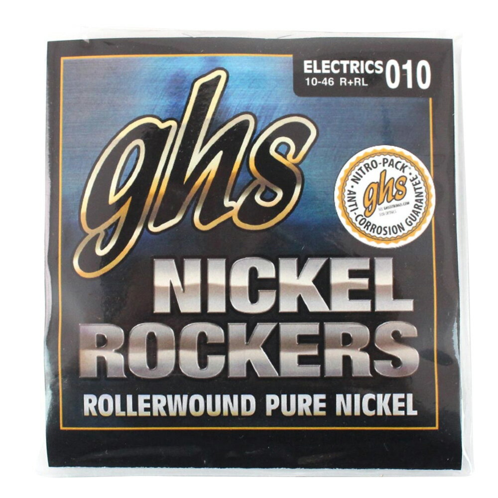 GHS Nickel Rockers R RL 10-46 エレキギター弦×12SET