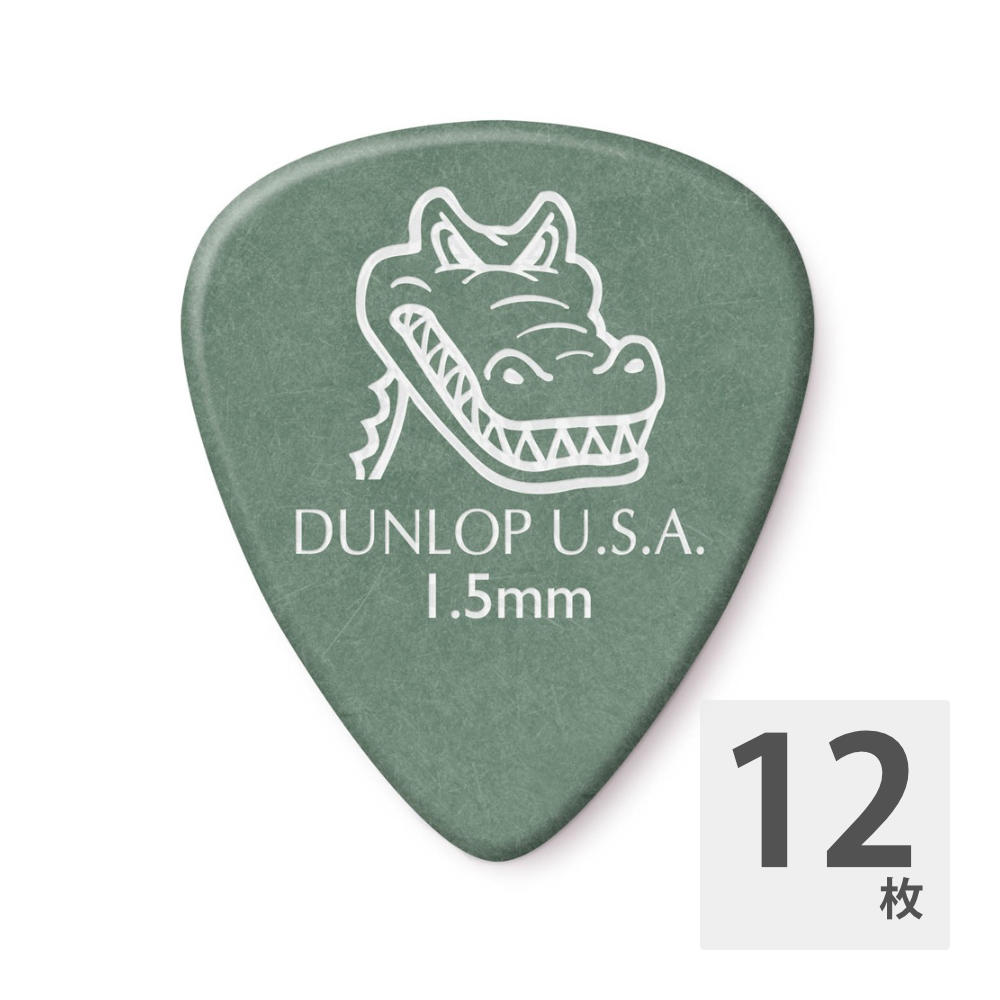 JIM DUNLOP 417R GATOR GRIP STD GREEN 1.50 ԥå12