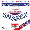 SAVAREZ(サバレス) 570NRJ NEW CRISTAL クラシックギター弦です。フランスの「サバレス」は正確なピッチを誇る高音弦と、音量豊かでレスポンスの速い低音弦の組み合わせが、高い人気を受け続けているクラシック用ナイロン弦のブランドです。緻密な設計、そして高度な加工技術がサバレスの品質のバックボーンとなっています。570NRJは、570NRのうち低音弦のみをハイテンションにしたセットです。ニュークリスタルの低音弦は巻き線がやや細めになっているためタッチが軽く、速いレスポンスが特徴です。セット内容：571NR、572NR、573NR、574NJ、575NJ、576NJ6セットでの販売です。