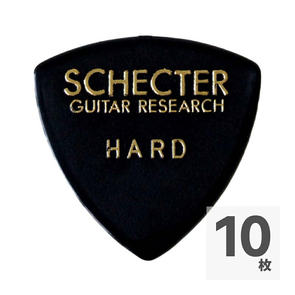 SCHECTER SPD-HN10 BK サンカク型 HARD ナイロン ギターピック×10枚