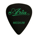 ARIA RUBBER GRIP Tear Drop MEDIUM BK×10枚 ギターピック