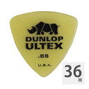 ジムダンロップ ピック 36枚 ULTEX TRIANGLE 426 0.88mm JIM DUNLOP ジムダンピック36枚での販売です。思った通りに弾ける。それがピックに求められるものです。それを提供するのがULTEXです。BLUESに、ROCKに、JAZZに、そしてアコースティックに、それぞれのニュアンス、力強さとスムースさ、そしてクリアーさ、完璧なエッジがそれを引き出します。■Ultex Picks/アルテックスピック・明瞭なスナップ感・使い抜ける耐久性・完璧なエッジ形状・広いダイナミックレンジシェイプ：トライアングル厚さ：0.88mm　