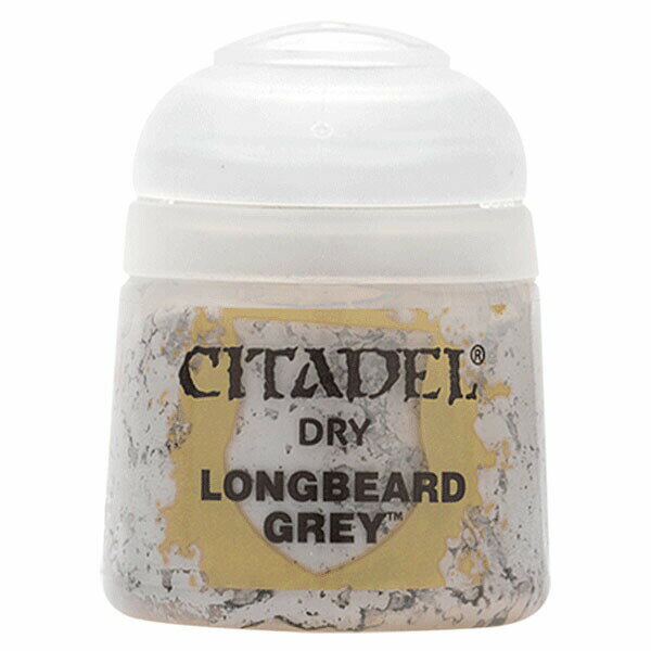 シタデル カラー ロングベアード グレイ LONGBEARD GREY 23-12 CITDEL DRY 水性塗料 コントラスト ベース レイヤー ドライ セット スプレー 色見本 日本語 ガンプラ 肌色 エアブラシ 筆 ブラシ 水入れ