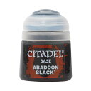 シタデル カラー アバドン ブラック ABADDON BLACK 21-25 CITDEL BASE 水性塗料 コントラスト ベース レイヤー ドライ セット スプレー 色見本 日本語 ガンプラ 肌色 エアブラシ 筆 ブラシ 水入れ