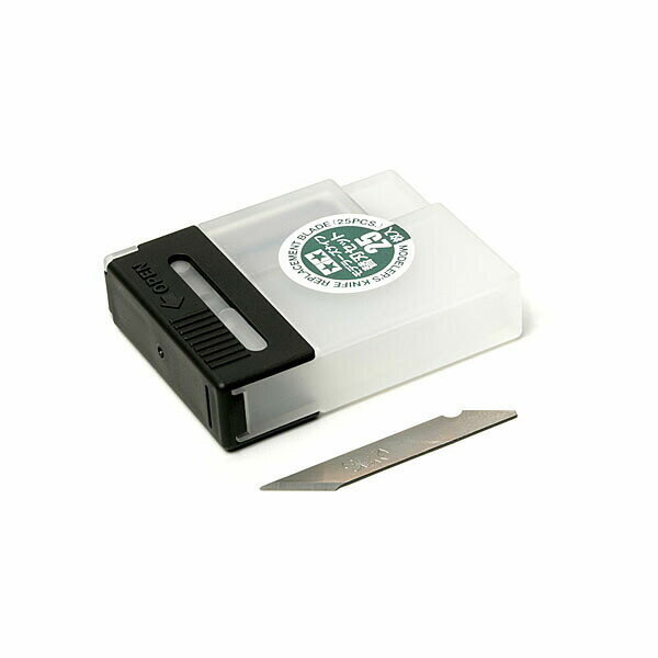 タミヤ モデラーズナイフ 替刃 25枚セット No.75 工具 接着剤 ニッパ ペンチ カッター ガンプラ スケールモデル タミヤ ハセガワ アオシマ コトブキヤ WAVE ハイキューパーツ ゴッドハンド ミネシマ 【期間限定クーポン】(3)