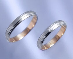 AI(アイ)プラチナ+K18ピンクゴールド ペアリング etoile(エトワール)【送料無料】/製造オーダー品 約20日間納期