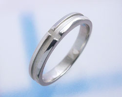 【with me.】クロスライン リング(Mens) 【with me.】クロスライン リング(Mens)