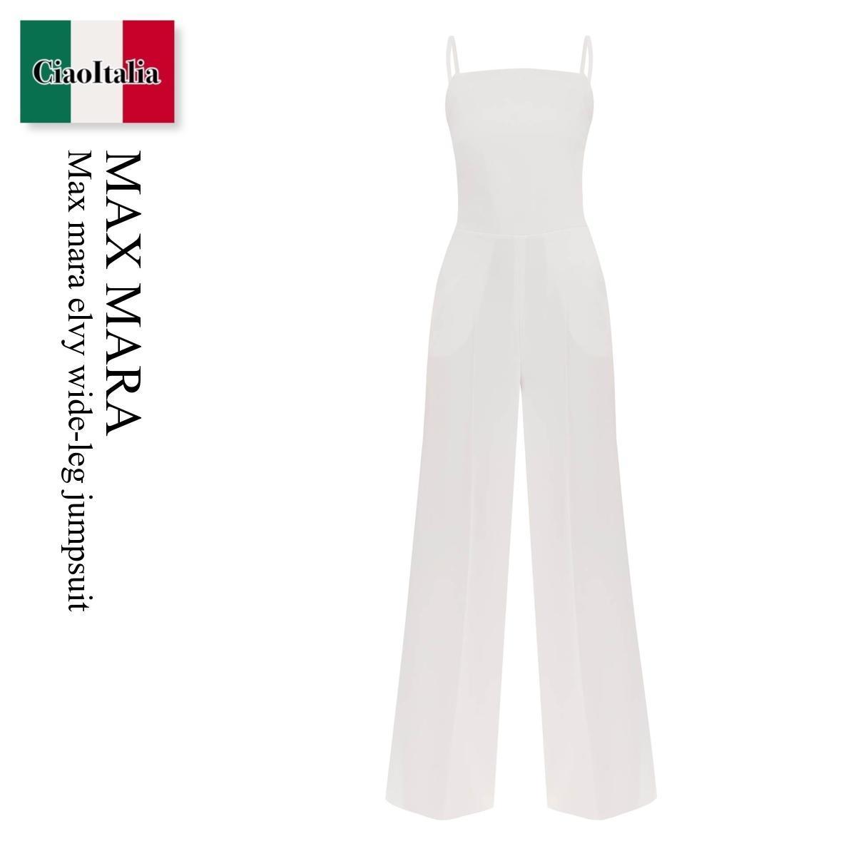 マックスマーラ / Max Mara Elvy Wide-Leg Jumpsuit / ELVY / ELVY 001BI / ELVY001BI / オールインワン・サロペット / 「正規品補償」..