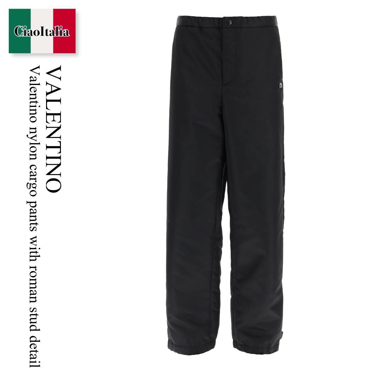 楽天Ciao Italiaバレンチノ / Valentino Nylon Cargo Pants With Roman Stud Detail / 1V0RBJ057TV / 1V0RBJ057TV 0NO / 1V0RBJ057TV0NO / カーゴパンツ / 「正規品補償」「VIP価格販売」「お買い物サポート」