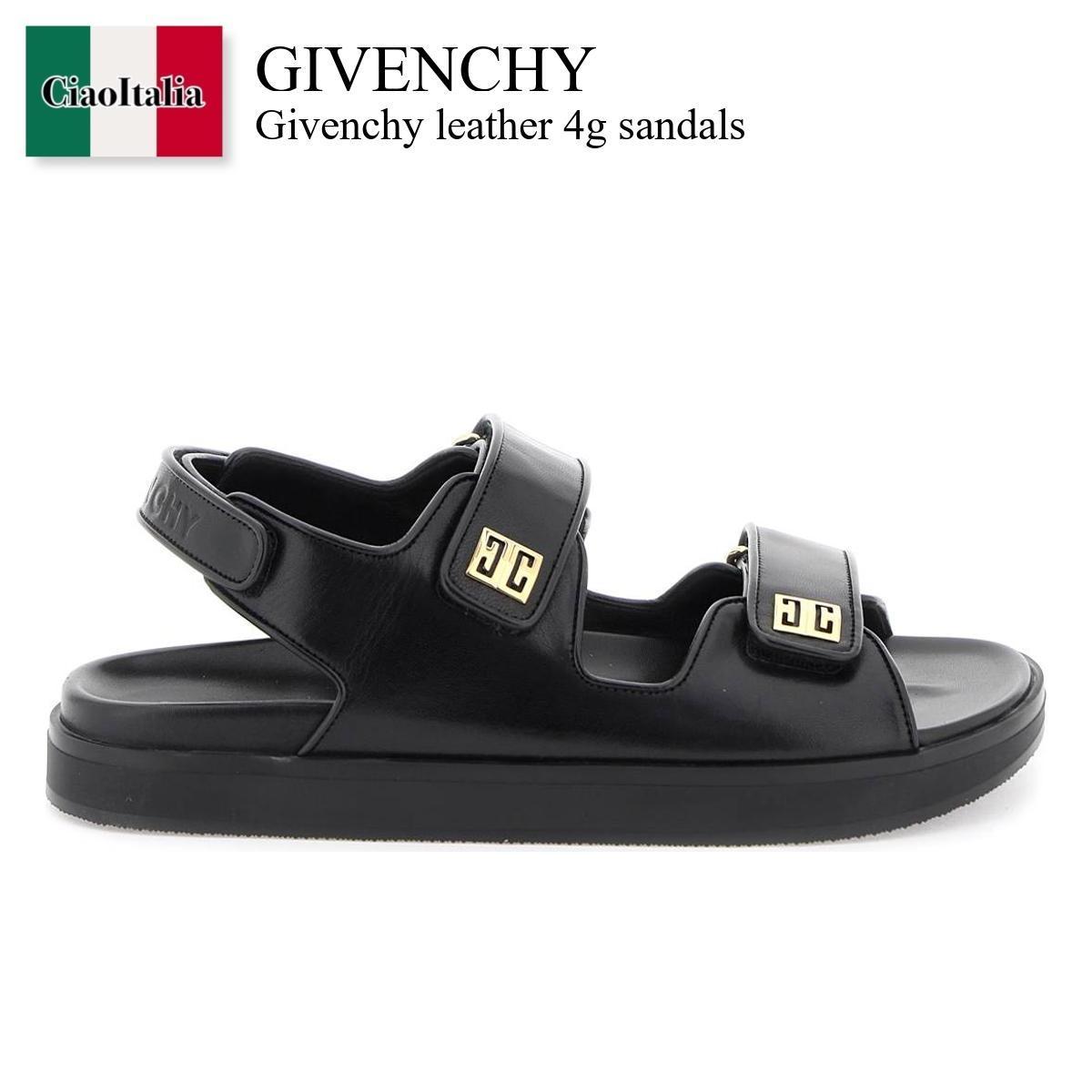ジバンシィ / Givenchy Leather 4G Sandals / BE3087E1UB / BE3087E1UB 001 / BE3087E1UB001 / サンダル・ミュール / 「正規品補償」「VIP価格販売」「お買い物サポート」
