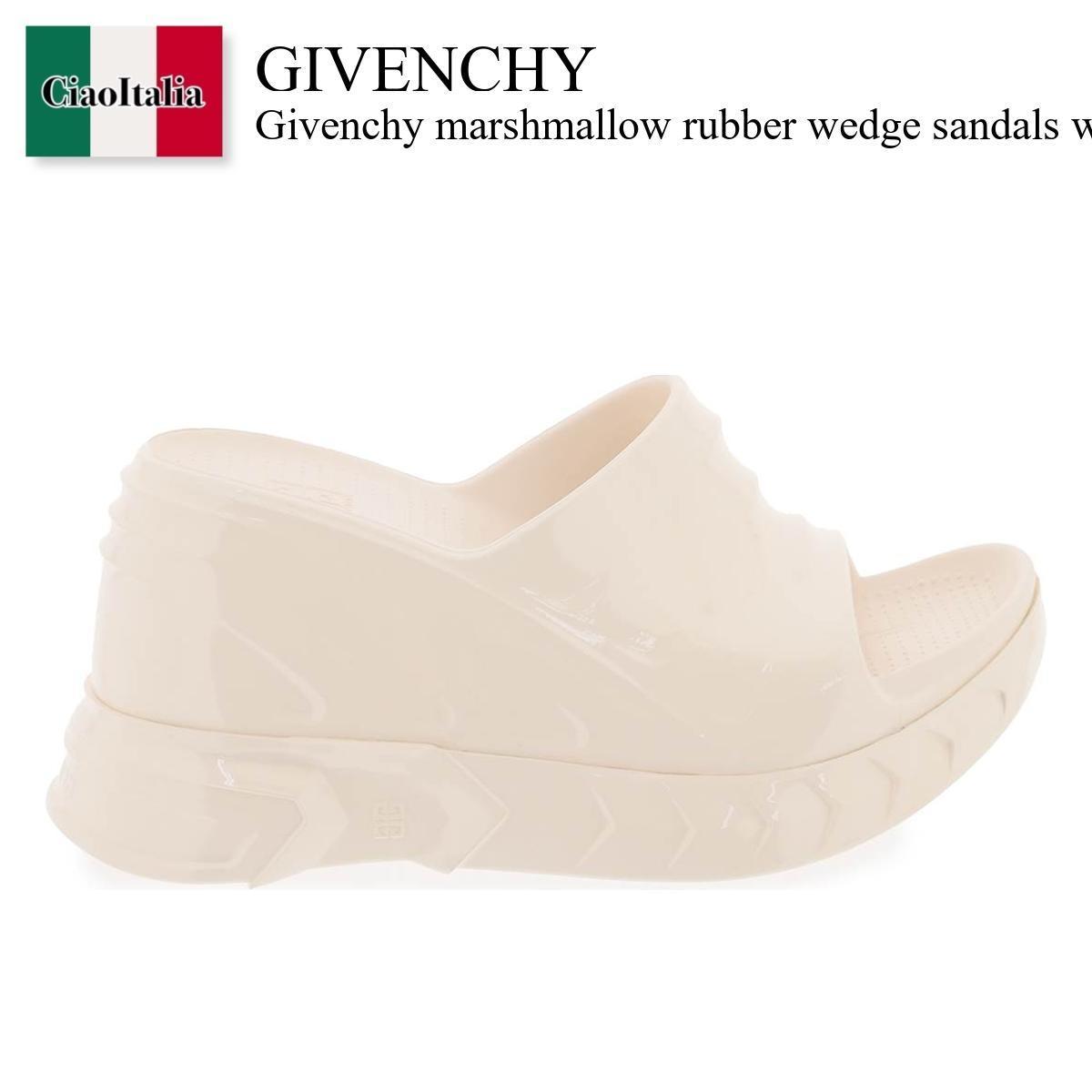 ジバンシィ / Givenchy Marshmallow Rubber Wedge Sandals With Platform / BE305BE1D9 / BE305BE1D9 105 / BE305BE1D9105 / サンダル・ミュール / 「正規品補償」「VIP価格販売」「お買い物サポート」