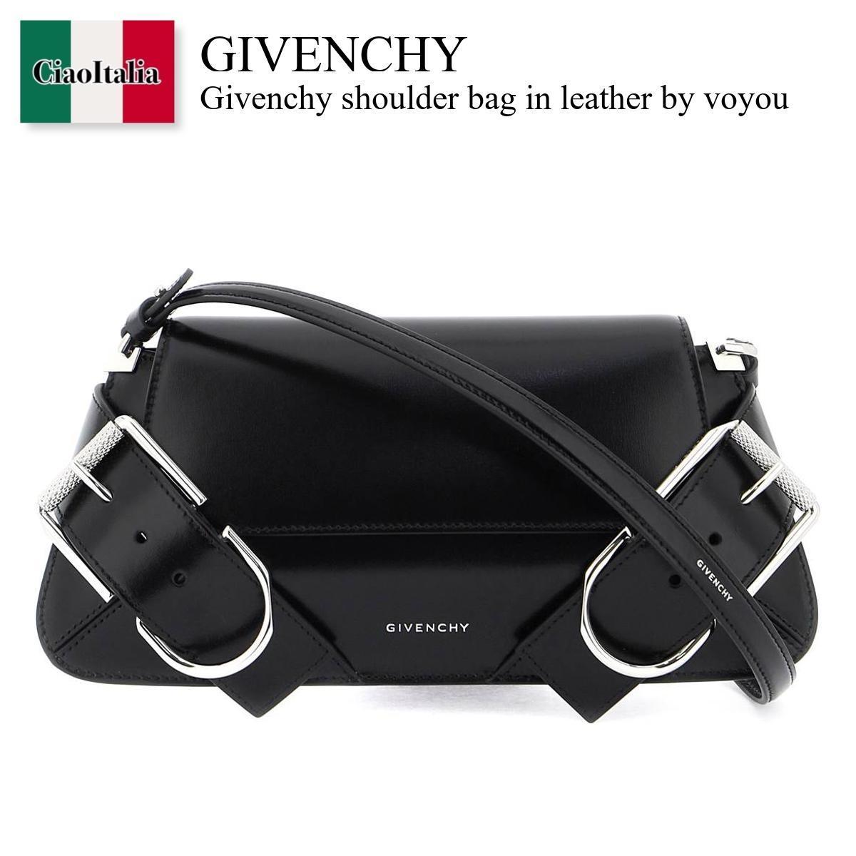 ジバンシィ ジバンシィ / Givenchy Shoulder Bag In Leather By Voyou / BB50YAB00D / BB50YAB00D 001 / BB50YAB00D001 / ショルダーバッグ・ポシェット / 「正規品補償」「VIP価格販売」「お買い物サポート」
