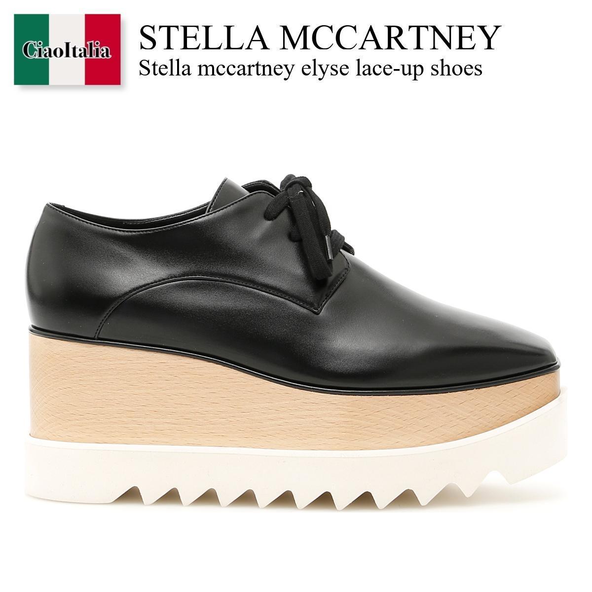 楽天Ciao Italiaステラ・マッカートニー / Stella Mccartney Elyse Lace-Up Shoes / 363997 W0XH0 / 363997 W0XH0 1000 / 363997W0XH01000 / 363997W0XH0 / ローファー・オックスフォード / 「正規品補償」「VIP価格販売」「お買い物サポート」