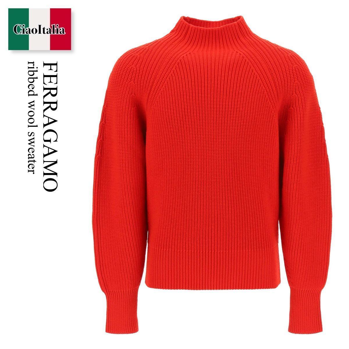 フェラガモ / Ferragamo Ribbed Wool Sweater 