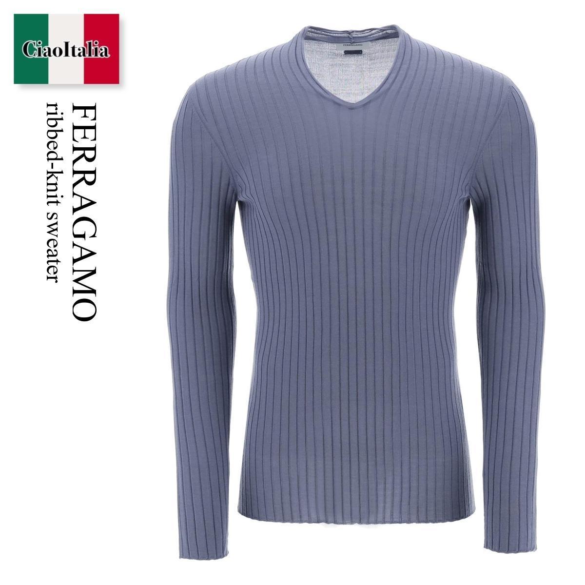 フェラガモ / Ferragamo Ribbed-Knit Sweater 