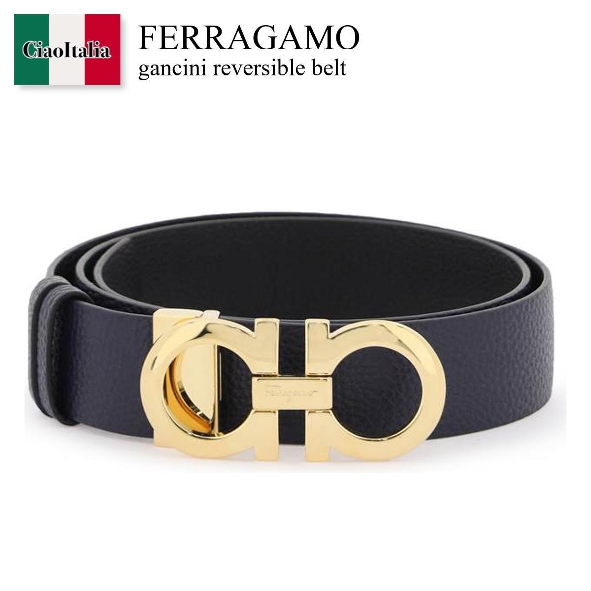 サルヴァトーレフェラガモ フェラガモ / Ferragamo Gancini Reversible Belt / 23A5640673941 / 23A5640673941 519 / 23A5640673941519 / ベルト / 「正規品補償」「VIP価格販売」「お買い物サポート」