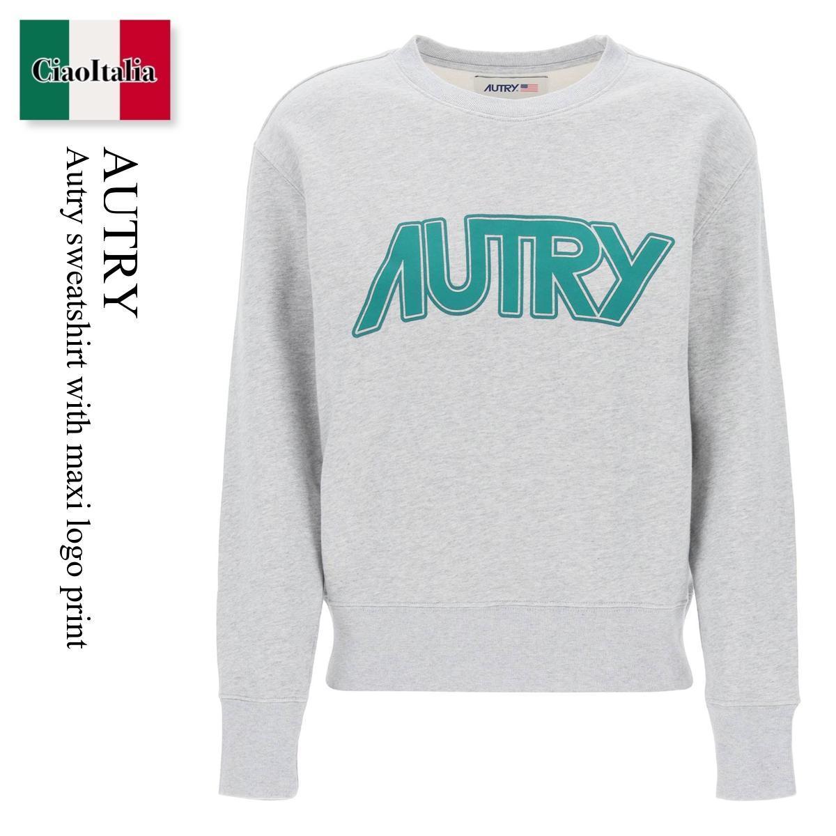 オートリー / Autry Sweatshirt With Maxi Logo Print / SWPW514M / SWPW514M MELAN / SWPW514MMELAN /..