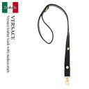 【数量限定・在庫限り・早い者勝ち!】 ヴェルサーチェ / Versace Leather Leash With Medusa Studs / ZDOGLACE5...