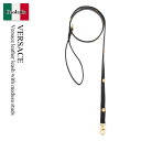 【数量限定・在庫限り・早い者勝ち!】 ヴェルサーチェ / Versace Leather Leash With Medusa Studs / ZDOGLACE4...