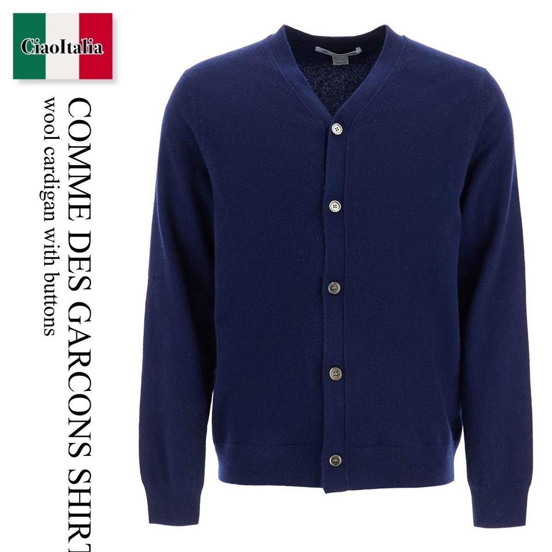 ڿ̸ꡦ߸˸¤ꡦᤤԾ ǥ륽 / Comme Des Garcons Shirt Wool Cardigan With Buttons...