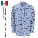 【数量限定・在庫限り・早い者勝ち!】 コムデギャルソン / Comme Des Garcons Shirt Striped Printed Shirt / FN...