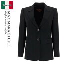 【数量限定・在庫限り・早い者勝ち!】 マックスマーラ / Max Mara Studio Single-Breasted Cady Bl / LINZ / LI...