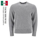 トム ブラウン / Thom Browne Wool Pique Crewneck Pullover / MKA518A Y1029 / MKA518A Y10...