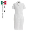【数量限定・在庫限り・早い者勝ち!】 ミュウミュウ / Miu Miu Poplin Blouse With Button / MF5568 15T9 / MF...