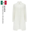 【数量限定・在庫限り・早い者勝ち!】 マルニ / Marni White Cotton Dress With Embroidery / ABMA1365S0UT...