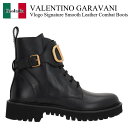 【数量限定・在庫限り・早い者勝ち!】 バレンチノ / Valentino Garavani Vlogo Signature Combat Boots / ZW2...