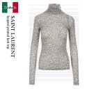 【数量限定・在庫限り・早い者勝ち!】 サンローラン / Saint Laurent Leopard Printed Knit Top / 704163 Y36Z...