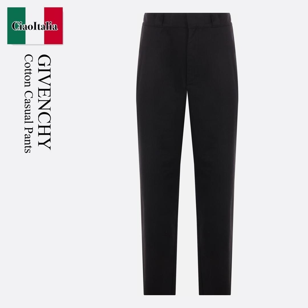 【数量限定・在庫限り・早い者勝ち！】 ジバンシィ / Givenchy Cotton Casual Pants / BM51AU14YK / BM51AU14YK 001 / BM51AU14YK001 / パンツ・ボトムスその他
