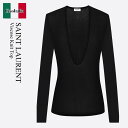 【数量限定・在庫限り・早い者勝ち!】 サンローラン / Saint Laurent Viscose Knit Top / 783451 Y75YK / 7834...