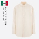 【数量限定・在庫限り・早い者勝ち!】 サンローラン / Saint Laurent Faille Oversized Shirt / 788143 Y6D38 ...