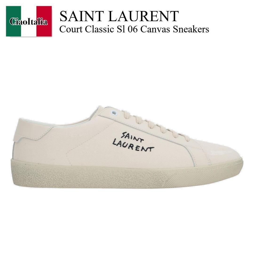 楽天市場】Saint Laurent Canvas Court Classic Sneakersの通販 楽天市場】Saint Laurent Canvas Court Classic Sneakersの通販